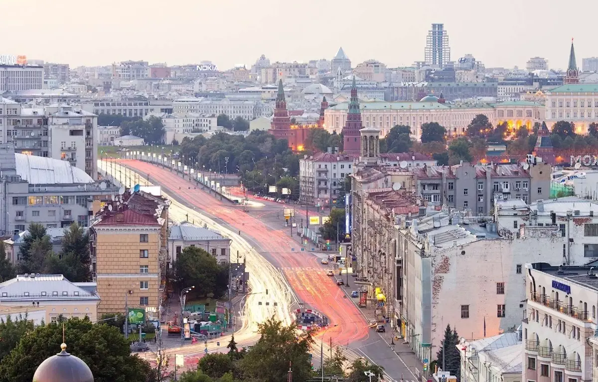 вид в центре москвы