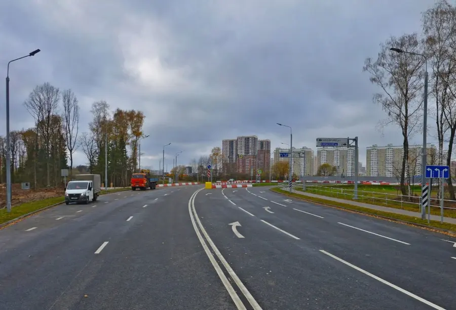 Новый выезд на Киевское шоссе построят в новой Москве до конца года