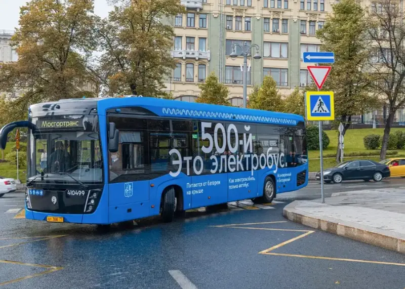 Более 60 электробусов выйдут на московские маршруты в ноябре