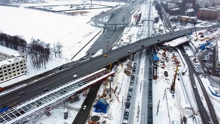 Основные работы на Дмитровском путепроводы Москвы завершат к концу года